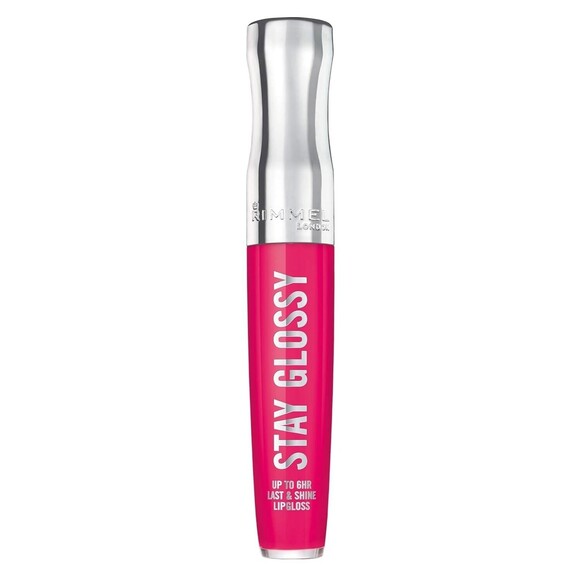 Rimmel London 6hr Stay Glossy  Lip Gloss 360 The Future is Pink 0.18 oz - Picture 2 of 7